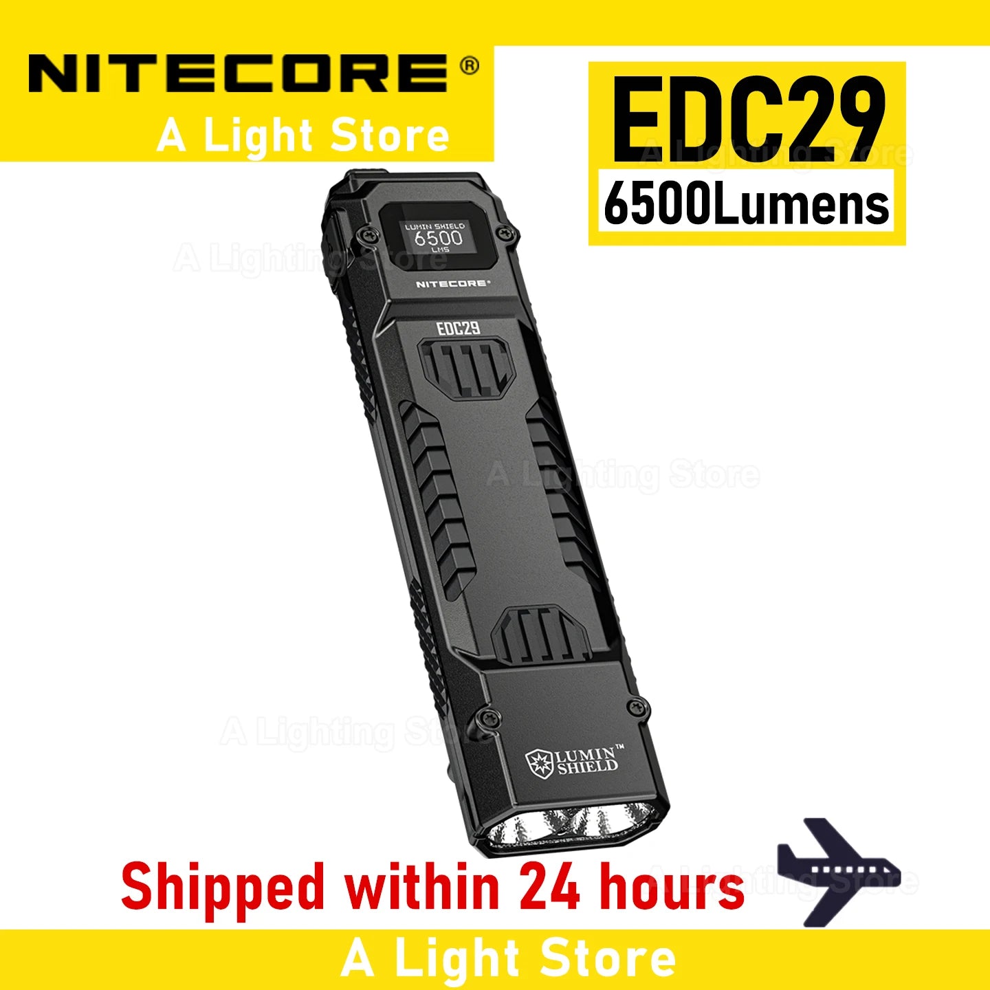 NITECORE EDC29 Flashlight – Portable Keychain Light for Everyday Carry