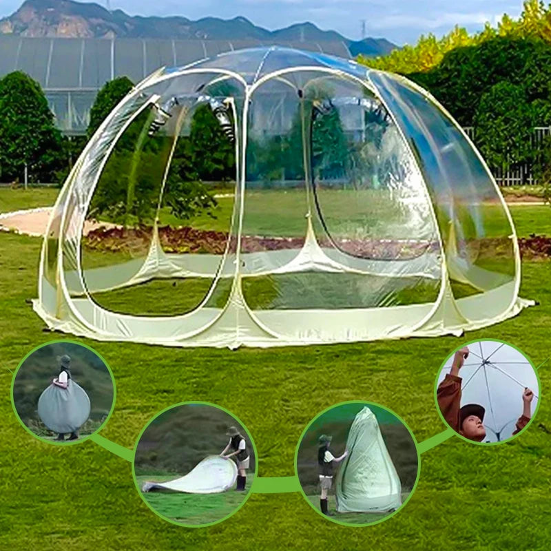 Outdoor Dome Starry Sky Tent – Transparent Camping for Stargazing - Image 4