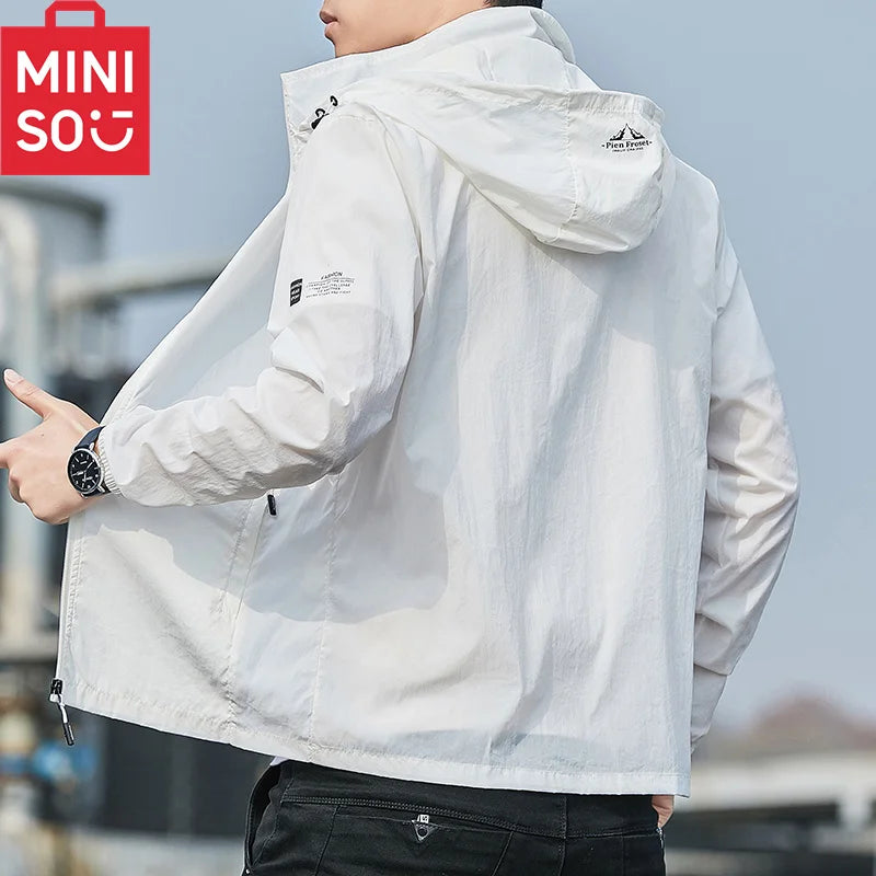 MINISO 2023 Summer Hooded Jacket – Quick Dry, Waterproof, Sun Protection - Image 4