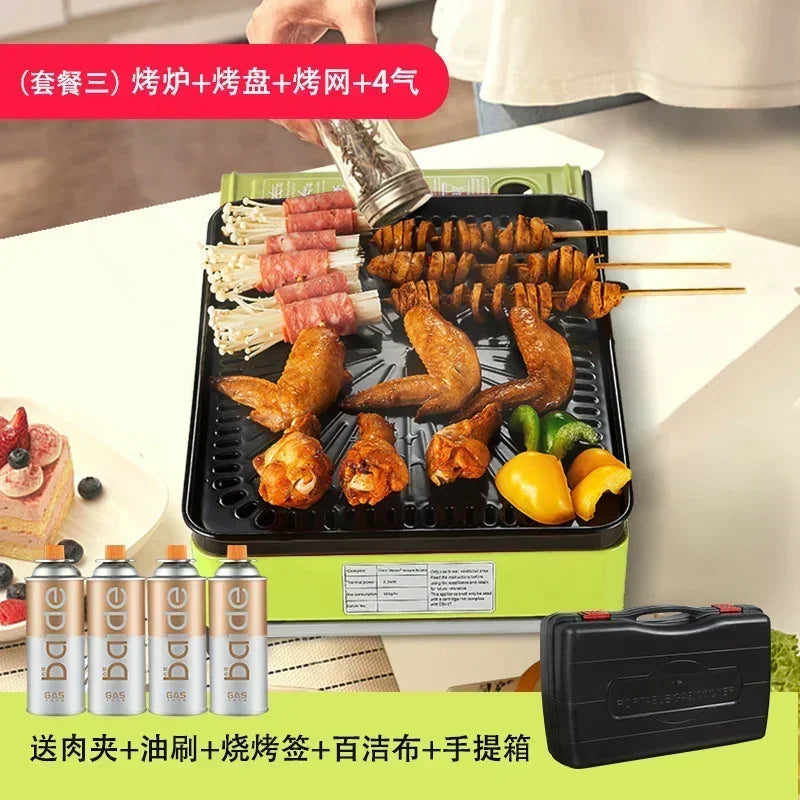 Portable Barbecue Stove – Smokeless Grill & Dual-Purpose Gas Oven - Image 15