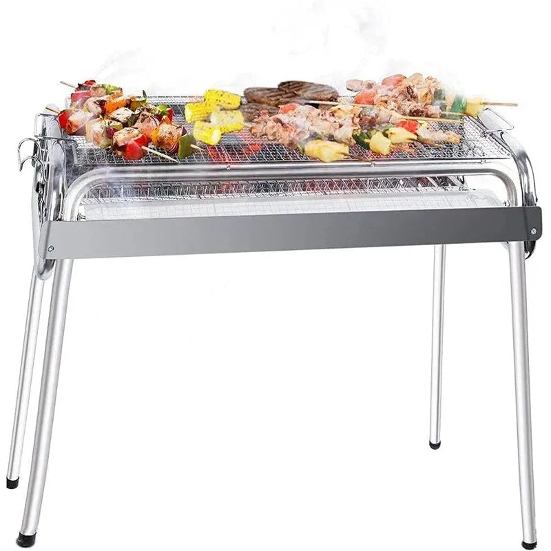 Folding Portable Charcoal Grill – Perfect for Outdoor Cooking Adventures