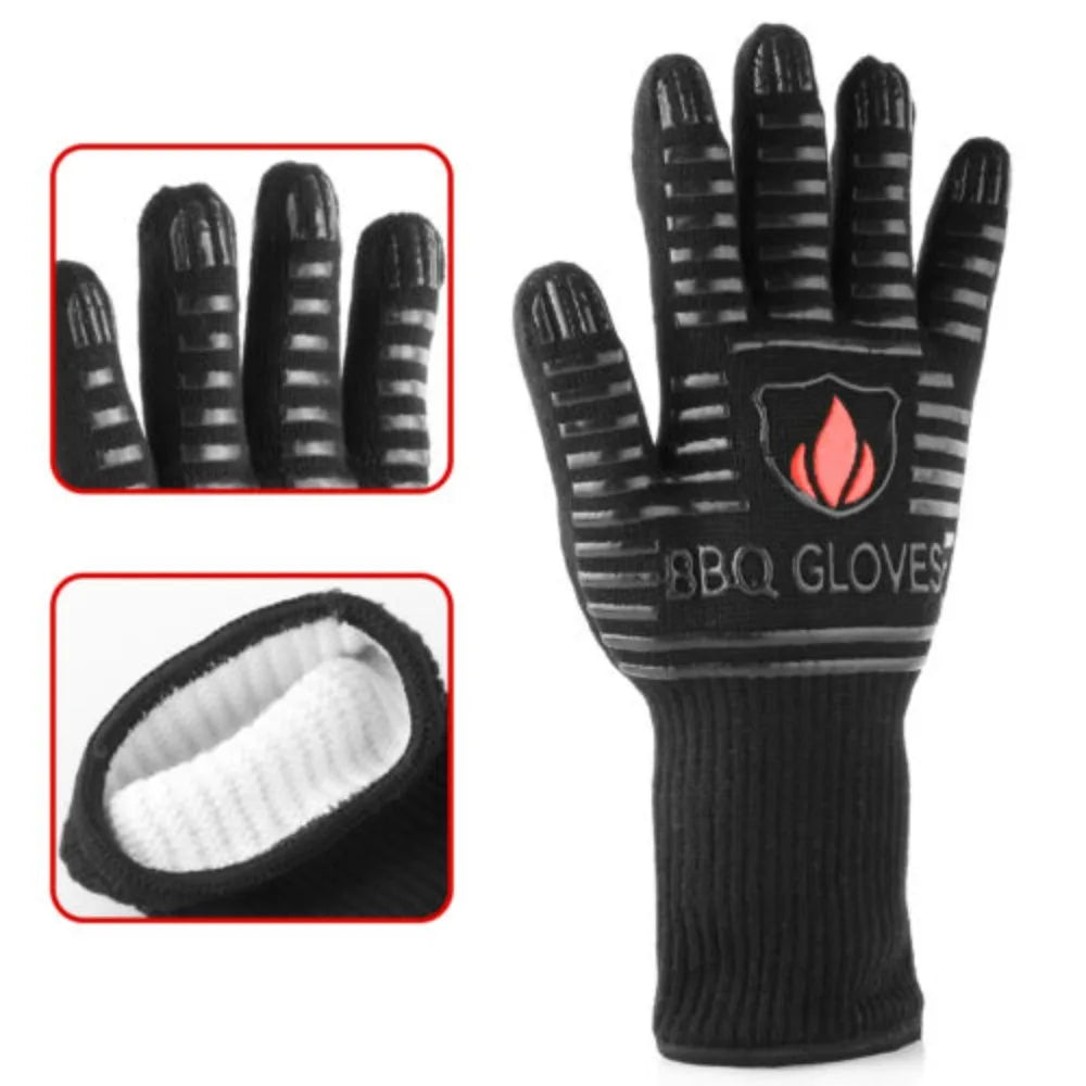 Heat-Resistant Gloves for Safe Fireplace and Stove Handling - Image 3