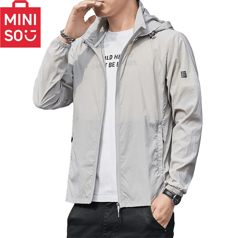 MINISO 2023 Summer Hooded Jacket – Quick Dry, Waterproof, Sun Protection - Image 5