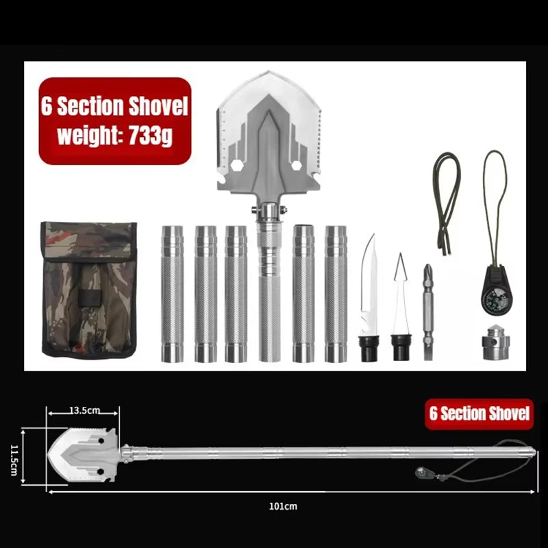 Outdoor Multifunctional Folding Shovel – Essential Survival Gear - Image 8
