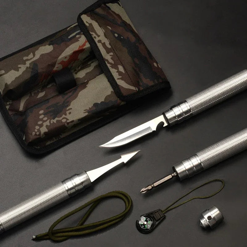 Outdoor Multifunctional Folding Shovel – Essential Survival Gear - Image 3