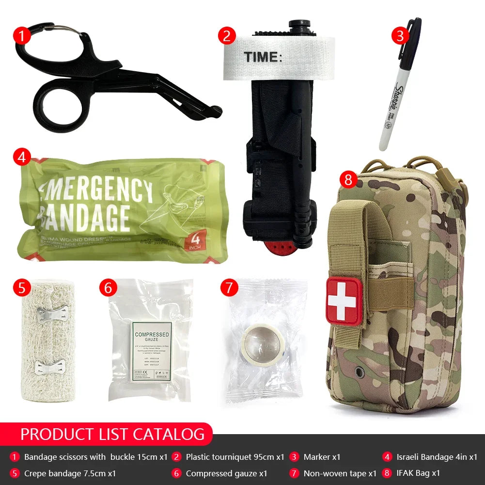 Portable Medium Bag First Aid Pouch – Essential Survival Kit for Emergencies - Image 8