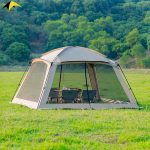 Outdoor Camping Mosquito Nets Tents – Sunshade Canopy for 6-15 Persons
