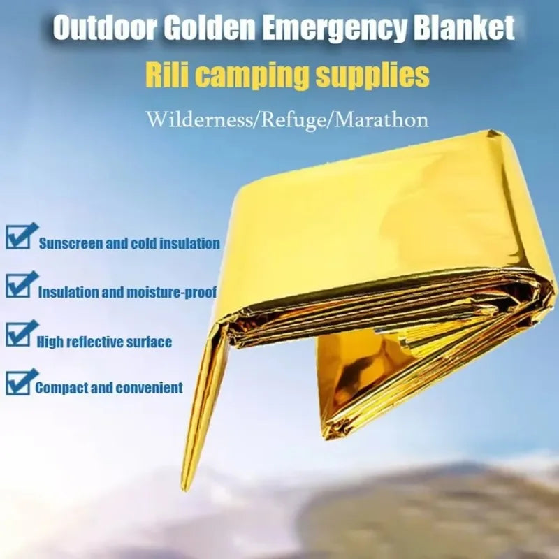 Outdoor Survival Emergency Blanket – Essential Gear for Adventure and Safety - Image 3
