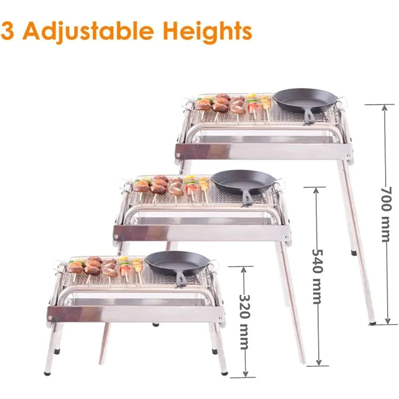 Folding Portable Charcoal Grill – Perfect for Outdoor Cooking Adventures - Image 2