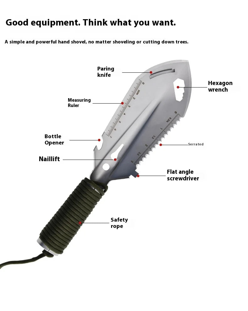 Portable Multi-Function Camping and Survival Shovel – Essential Outdoor Gear - Image 5