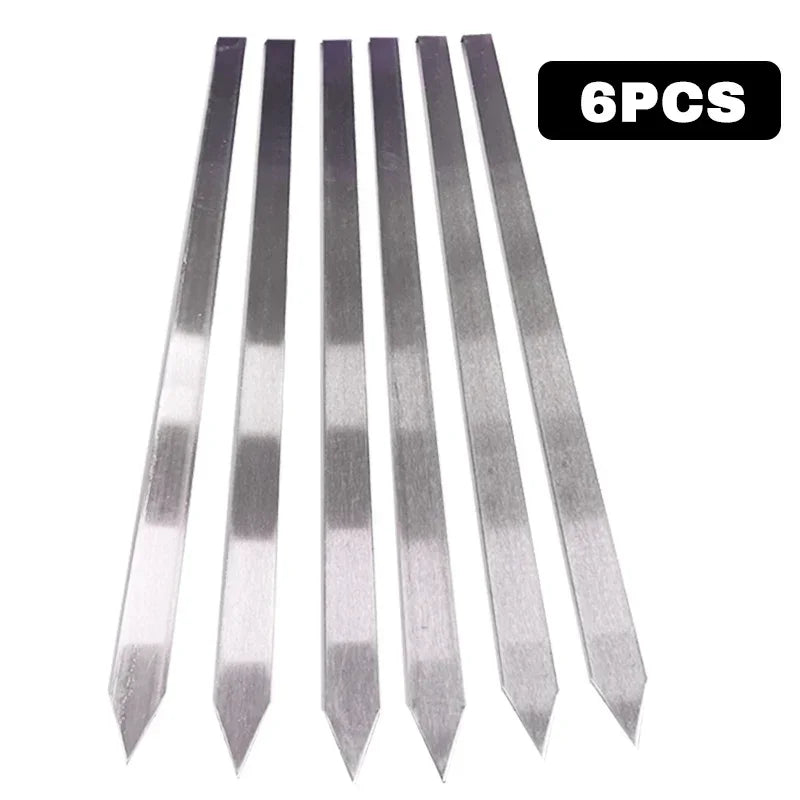 Premium 50cm Stainless Steel BBQ Skewers for Global Grilling Enthusiasts - Image 12