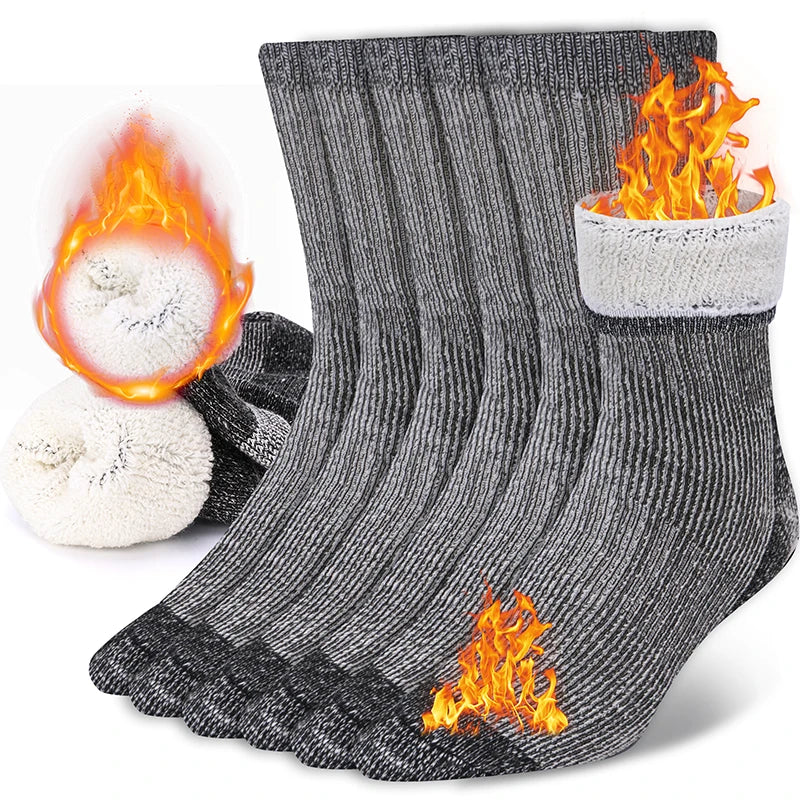 Merino Wool Crew Socks – Ultimate Warmth for Winter Activities - Image 7