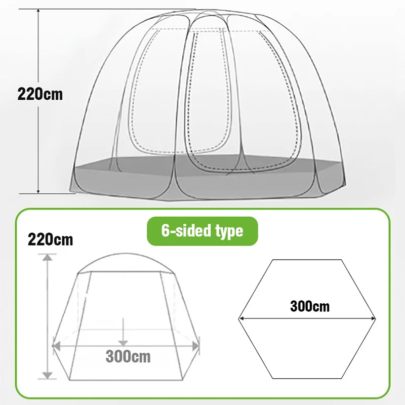 Outdoor Dome Starry Sky Tent – Transparent Camping for Stargazing - Image 7
