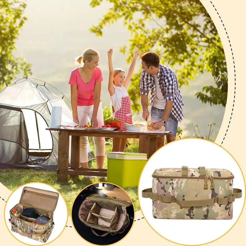 Portable Waterproof Utensil & Seasoning Bag for Outdoor Adventures - Image 4