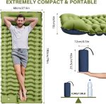 Outdoor Camping Super Thick 4-Inch Inflatable Sleeping Mat