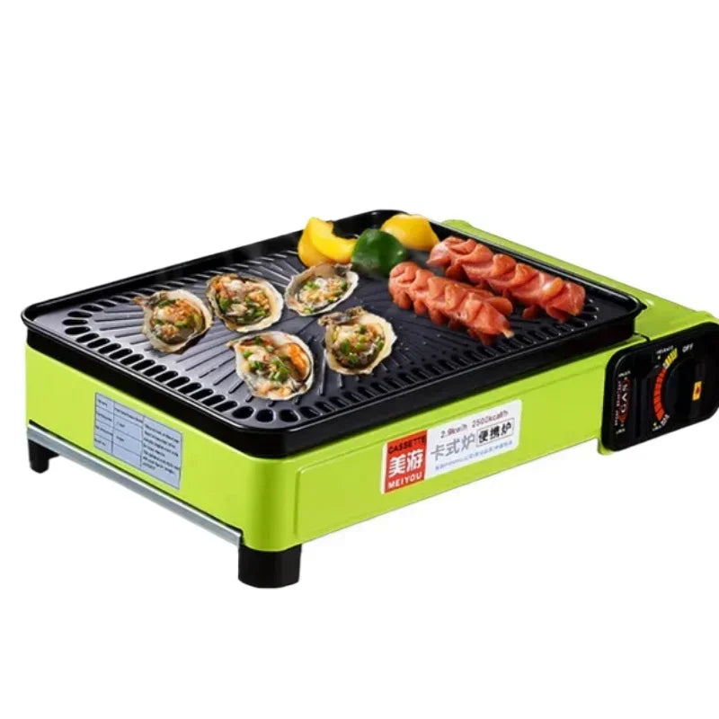 Portable Barbecue Stove – Smokeless Grill & Dual-Purpose Gas Oven - Image 6
