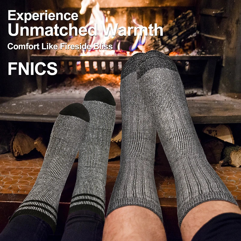 Merino Wool Crew Socks – Ultimate Warmth for Winter Activities - Image 5