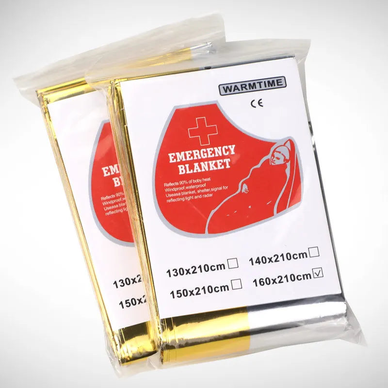 Outdoor Insulation Portable Foil Emergency Blanket – Essential Survival Gear - Image 2