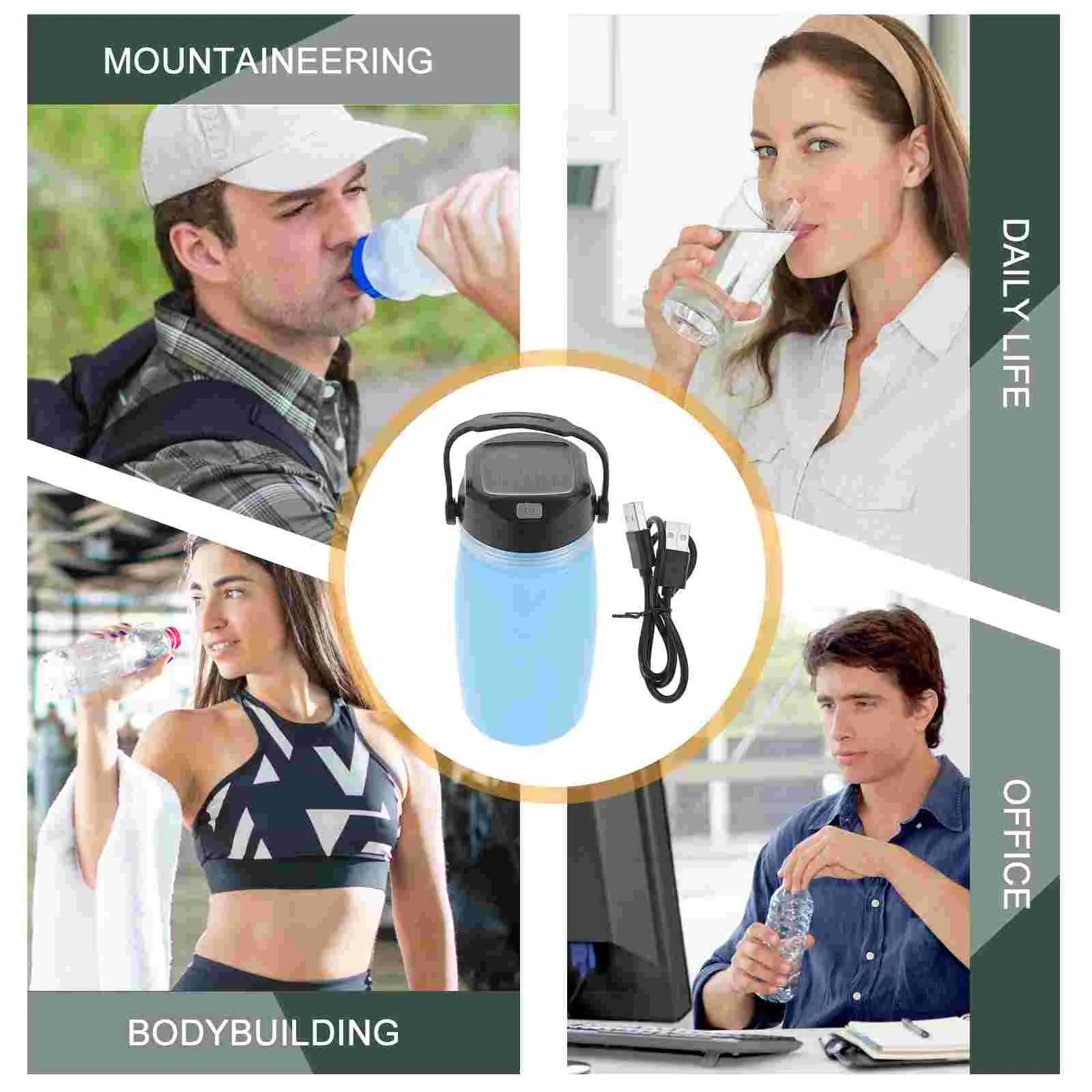Portable Solar Charging Kettle & Collapsible Water Bottle Set – Outdoor Essentials - Image 3