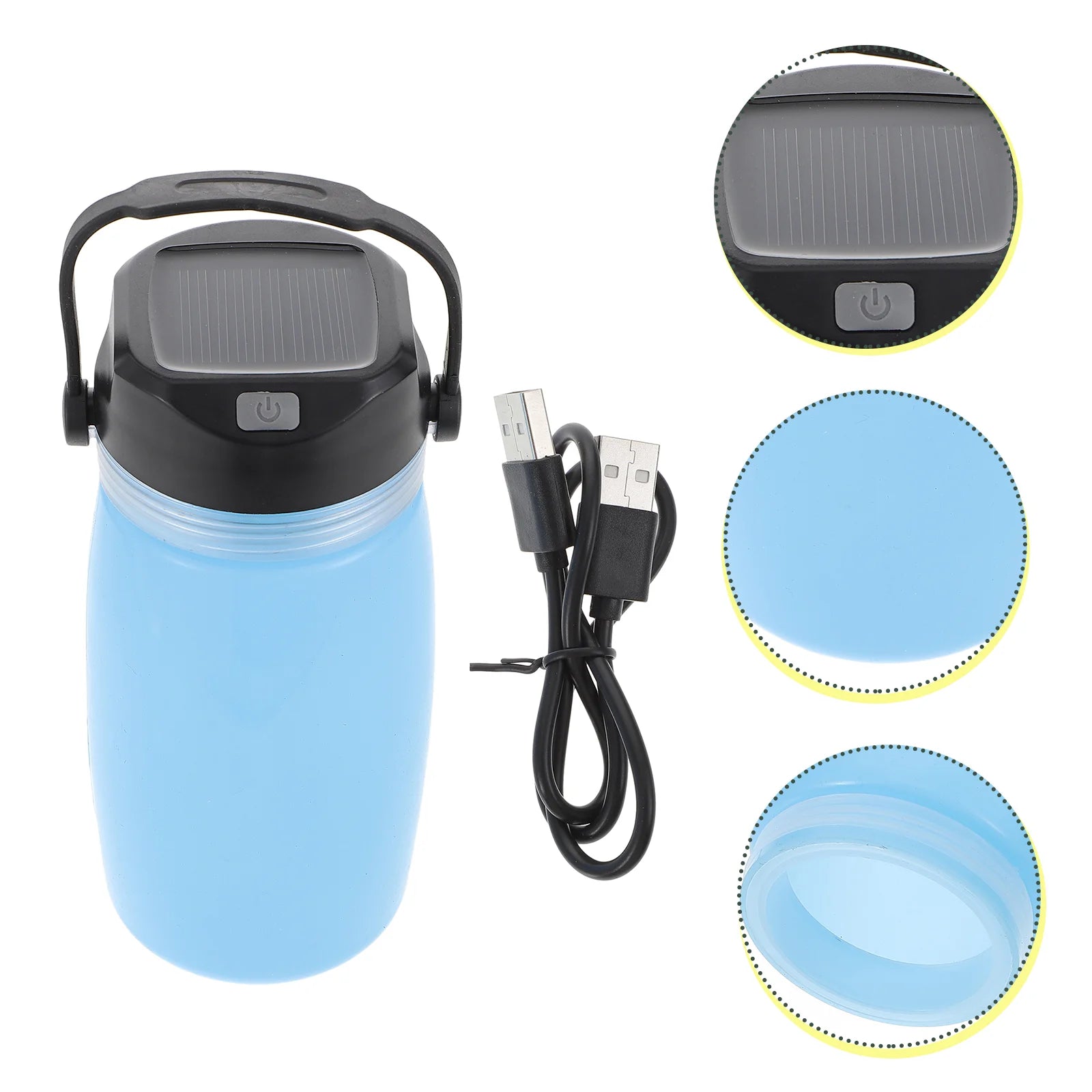 Portable Solar Charging Kettle & Collapsible Water Bottle Set – Outdoor Essentials - Image 5