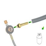 Multi-purpose Outdoor Camping Stove Adapter for LPG Cylinders