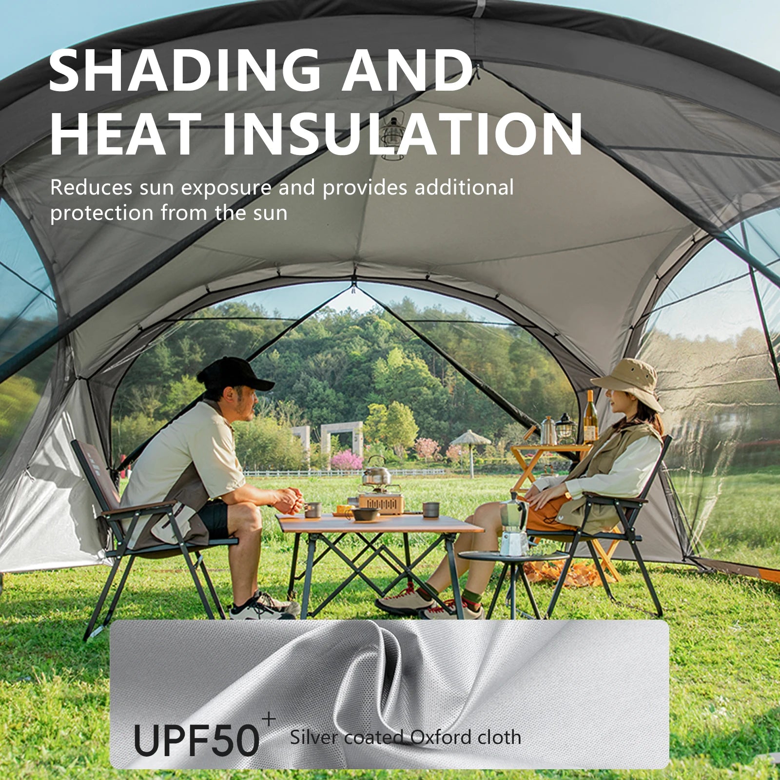 BISINNA Outdoor Camping Dome Tent – Luxury Canopy for Family Picnics - Image 2