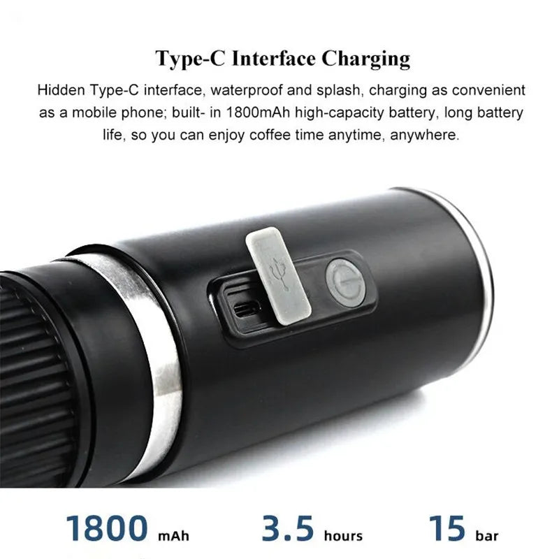 Portable Espresso Machine – Perfect for Coffee Lovers on the Go - Image 4