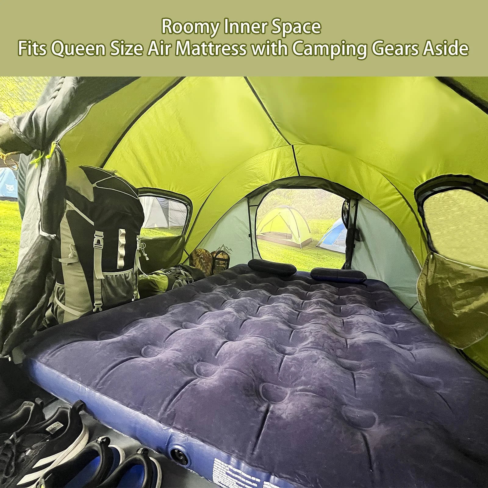 Outdoor Adventure Made Easy: 3-4 Person Automatic Pop Up Tent - Image 5