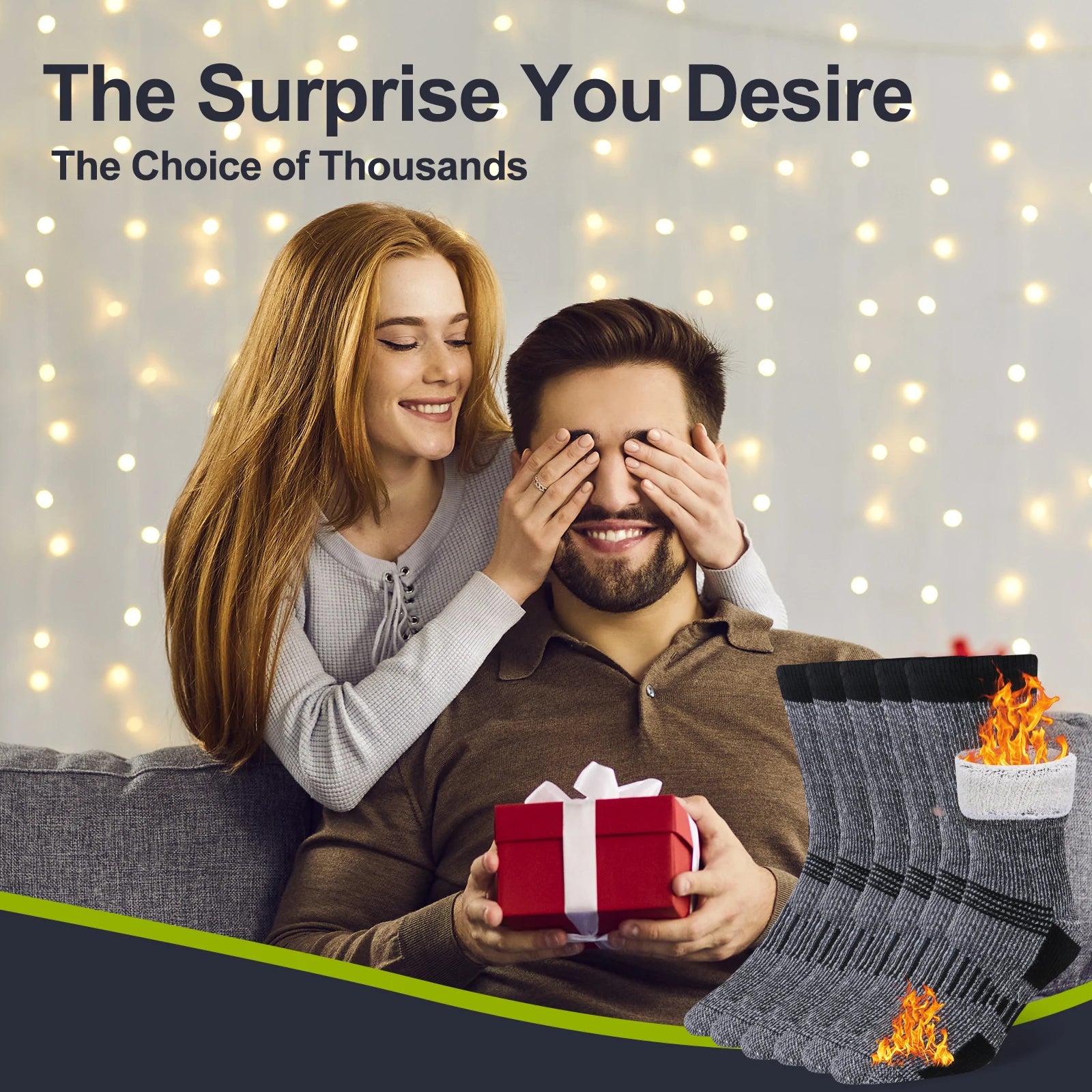 Merino Wool Crew Socks – Ultimate Warmth for Winter Activities - Image 6