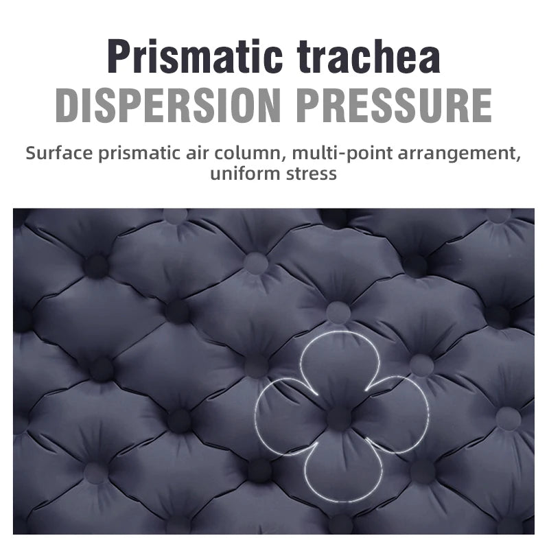 PACOONE Outdoor Camping Double Inflatable Mattress - Image 2