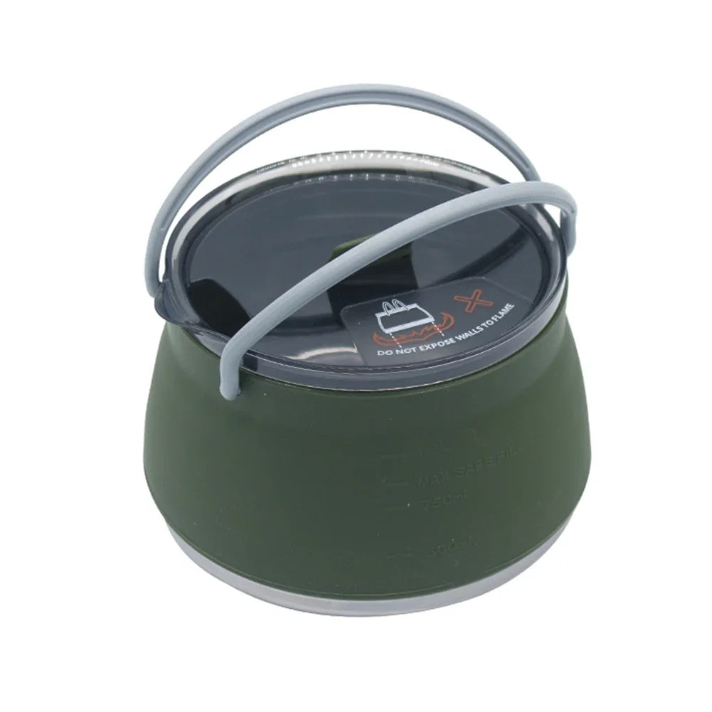 Portable Foldable Silicone Kettle for Outdoor Adventures - Image 14