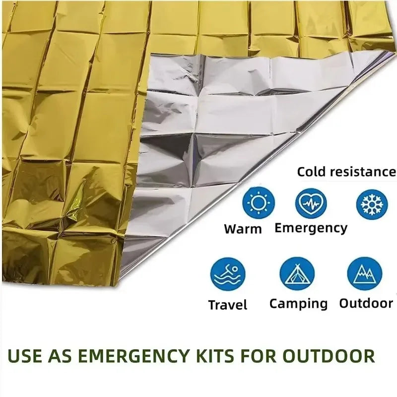 Outdoor Survival Emergency Blanket – Essential Gear for Adventure and Safety - Image 5