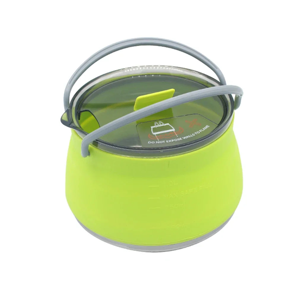Portable Foldable Silicone Kettle for Outdoor Adventures - Image 12