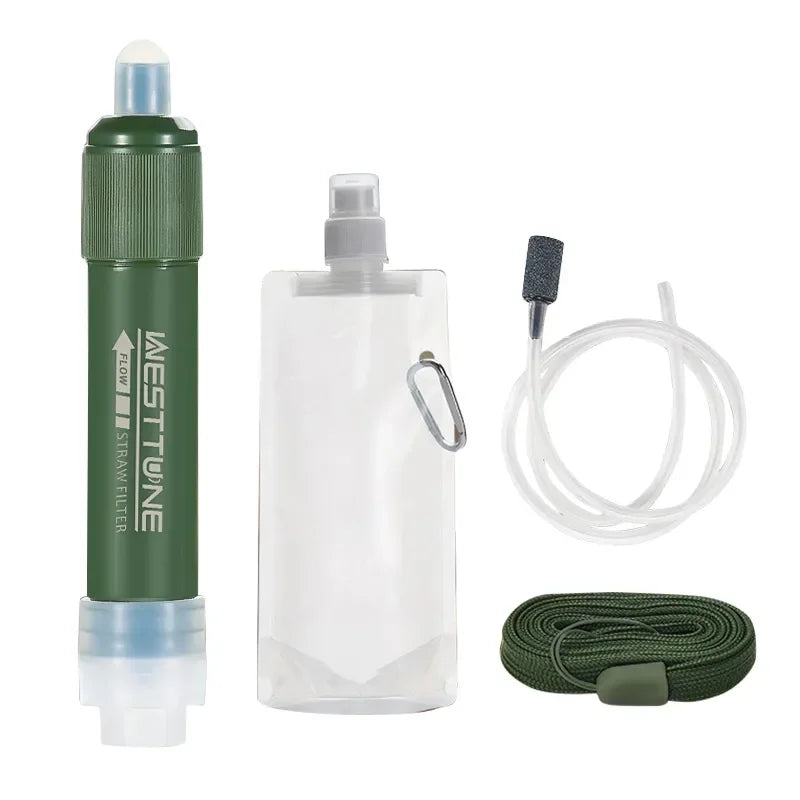 Outdoor Mini Filter Straw Set – TUP Carbon Fiber Water Purifier for Survival - Image 7
