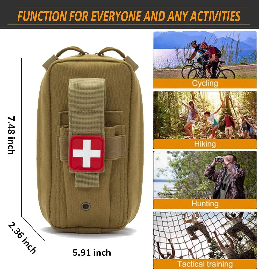 Portable Medium Bag First Aid Pouch – Essential Survival Kit for Emergencies - Image 6