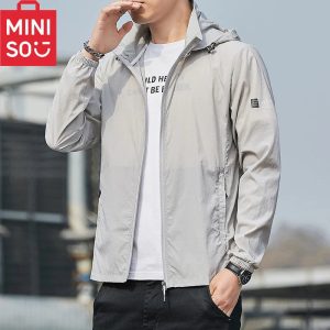 MINISO 2023 Summer Hooded Jacket – Quick Dry, Waterproof, Sun Protection