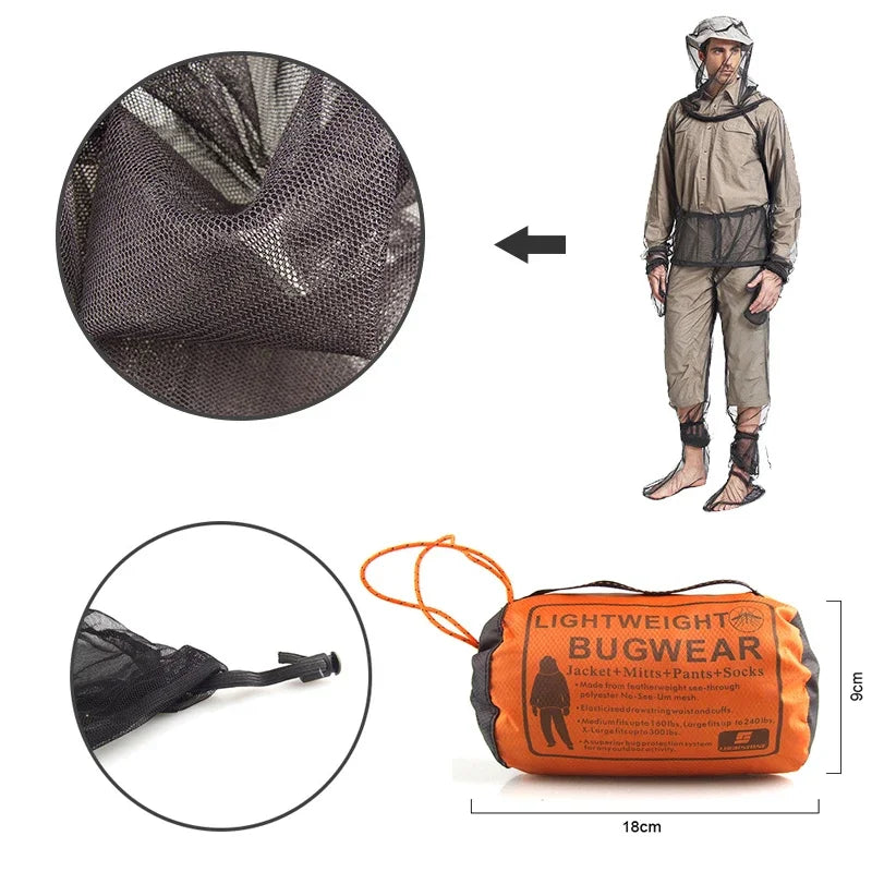 Outdoor Fishing Adventure Insect-Proof Clothing – Stay Protected in Nature - Image 4