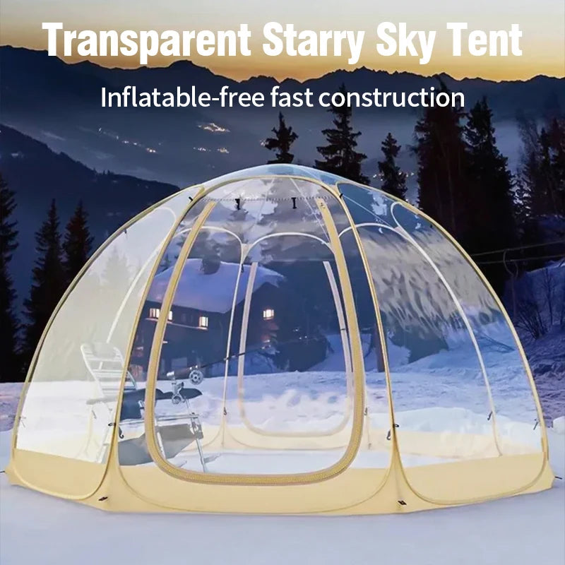 Outdoor Dome Starry Sky Tent – Transparent Camping for Stargazing - Image 3