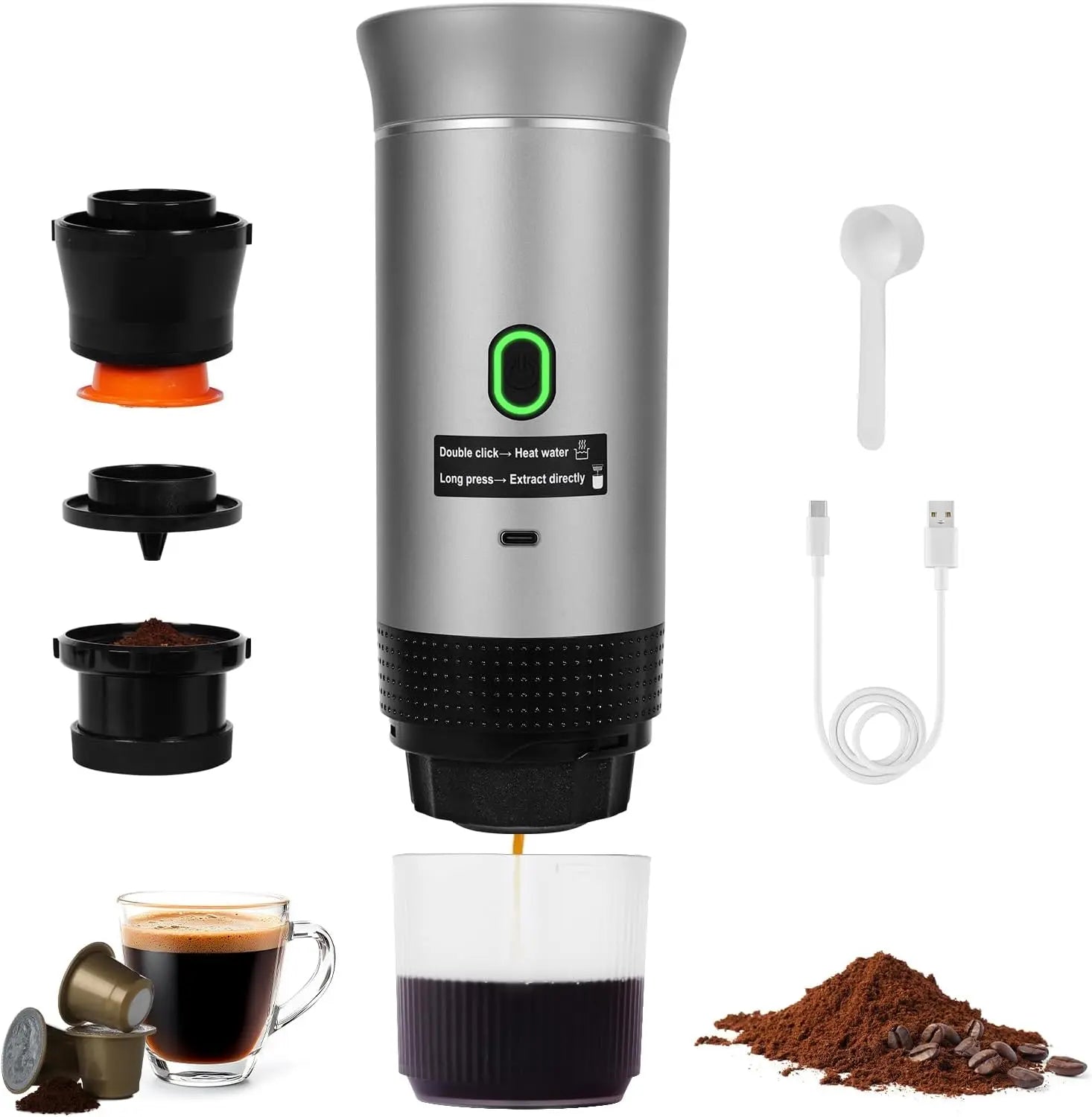 Portable Electric Coffee Machine – Perfect Brew on the Go