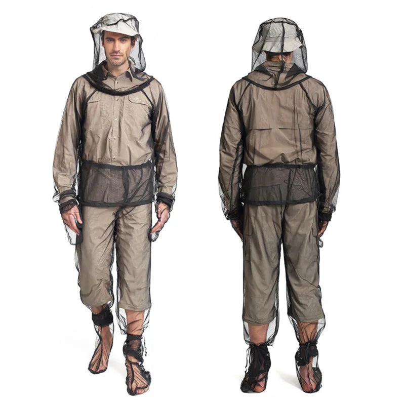 Mesh Hooded Mosquito-Proof Suit – Ultimate Outdoor Insect Protection - Image 6