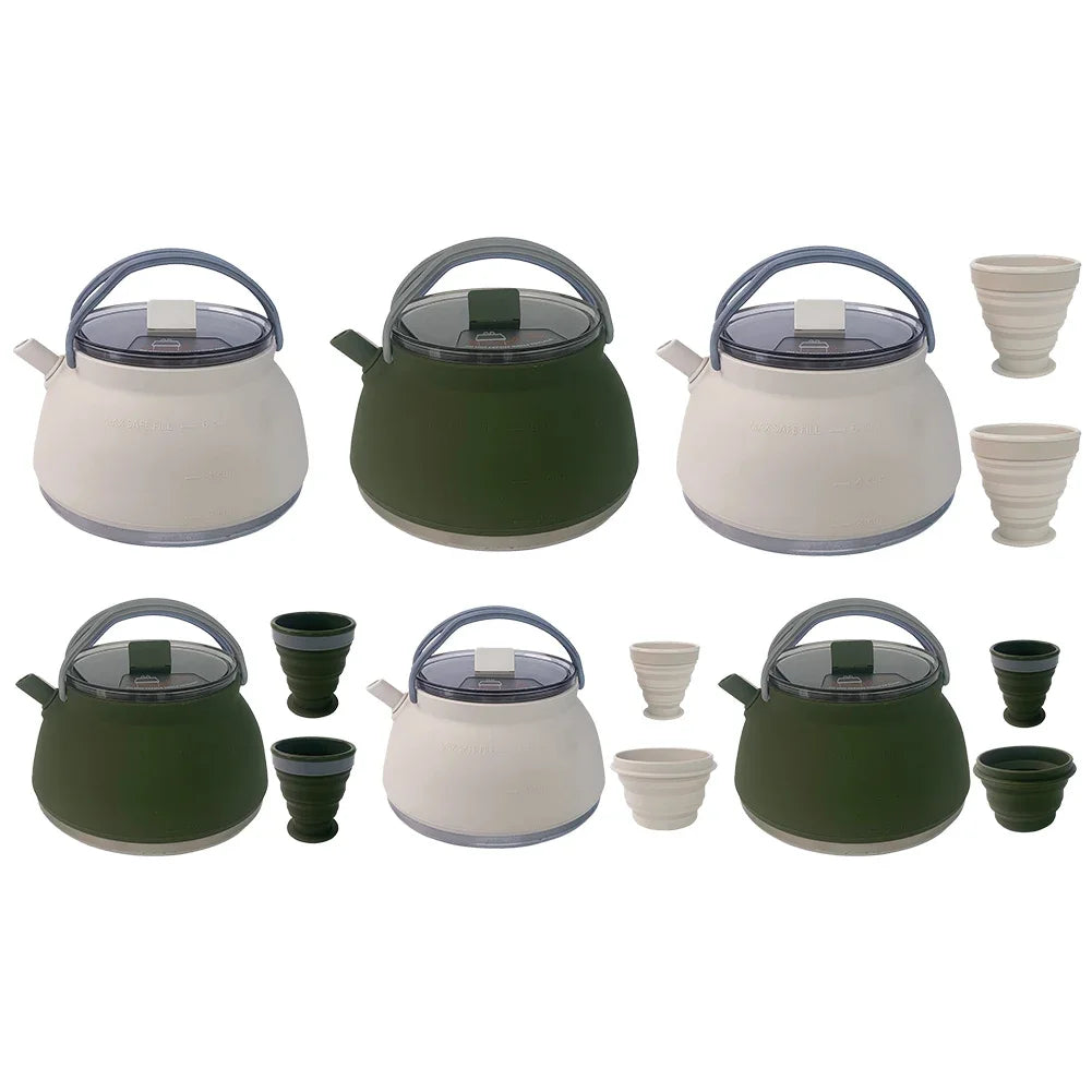 Portable Foldable Silicone Kettle for Outdoor Adventures - Image 4