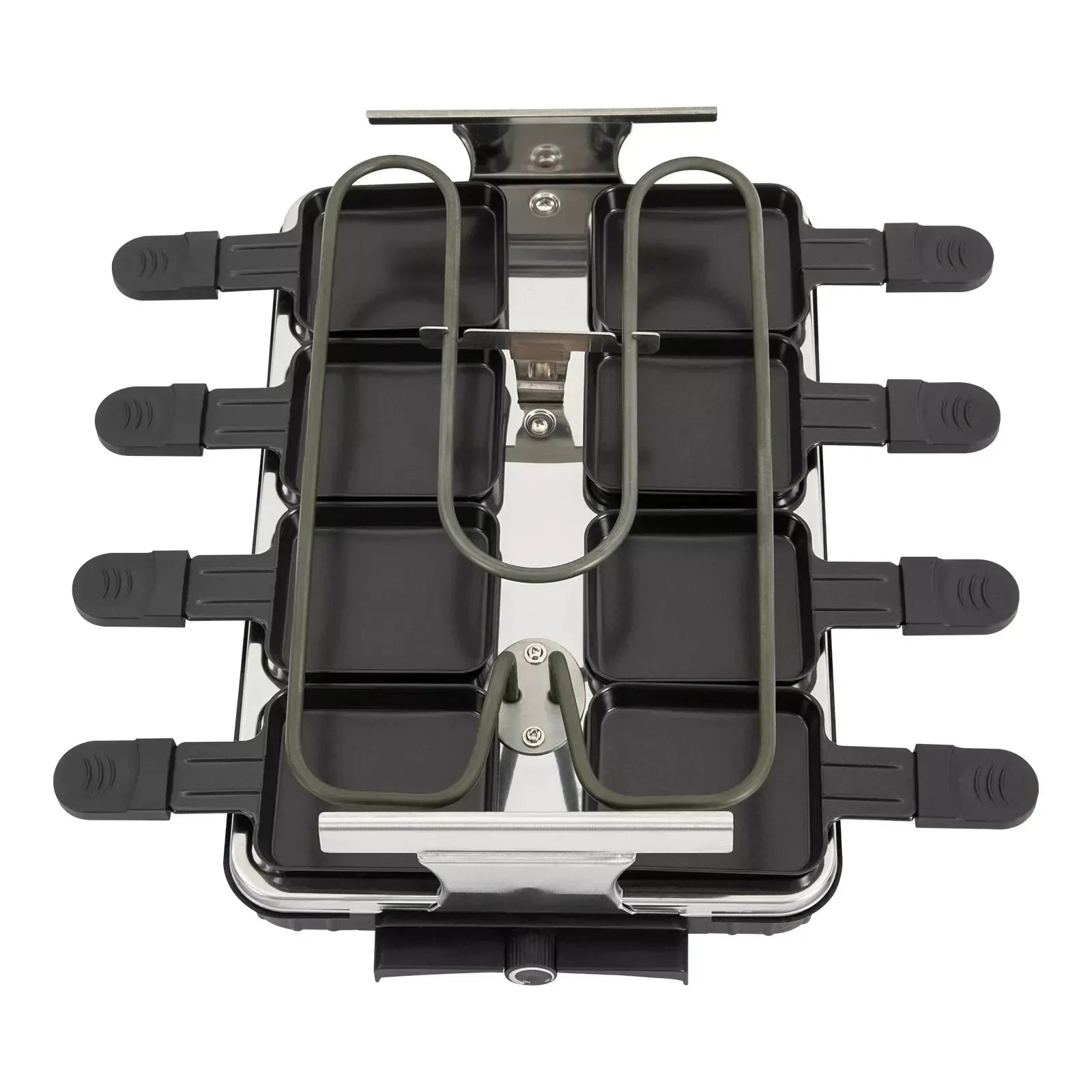 Portable 1300W Electric BBQ Grill with 2 Tiers and Baking Trays - Image 4