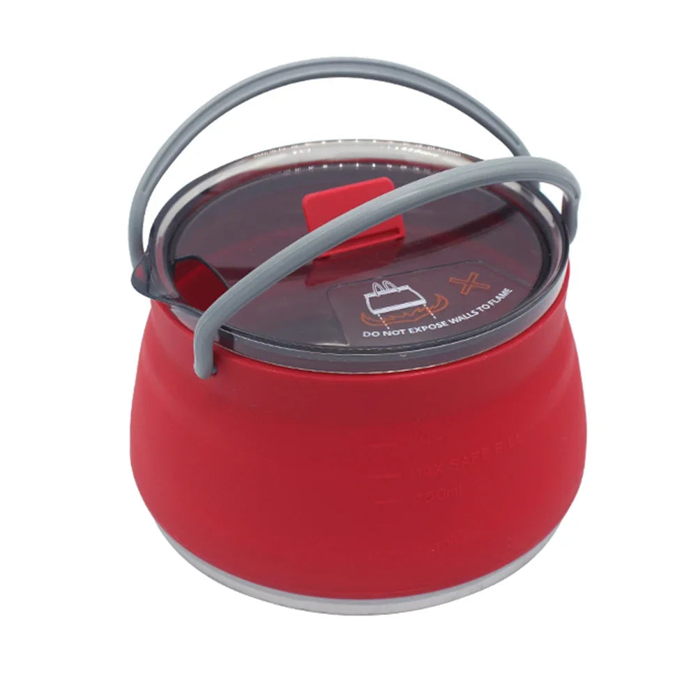 Portable Foldable Silicone Kettle for Outdoor Adventures - Image 16